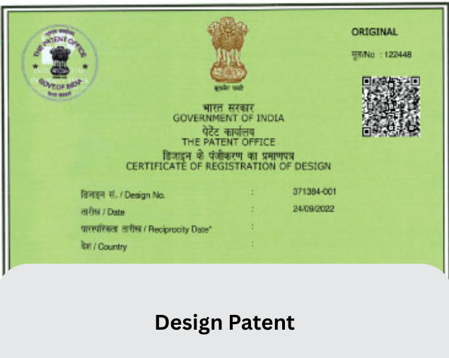 Dfine Bioinnovations design patent certificate