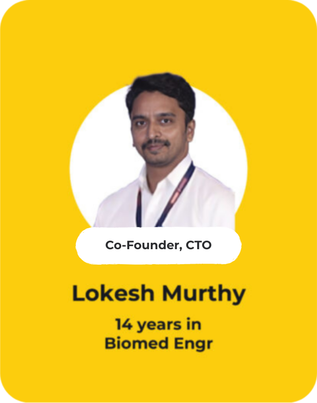 Lokesh Murthy, Co-Founder and CTO at Dfine Bioinnovations